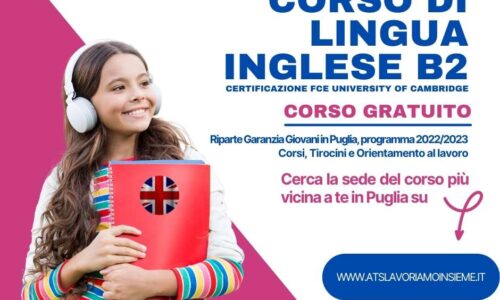 corsi garanzia giovani (3) Corso di lingua inglese B2